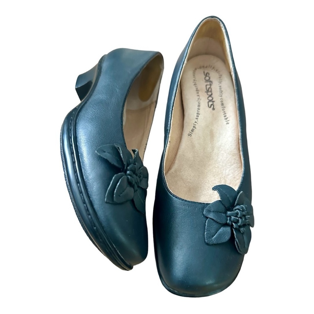 Softspots Women’s Shoes Floral Detail Black Size 5.5M